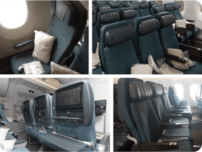 Cathay Pacific Airways Economy Class Cabin